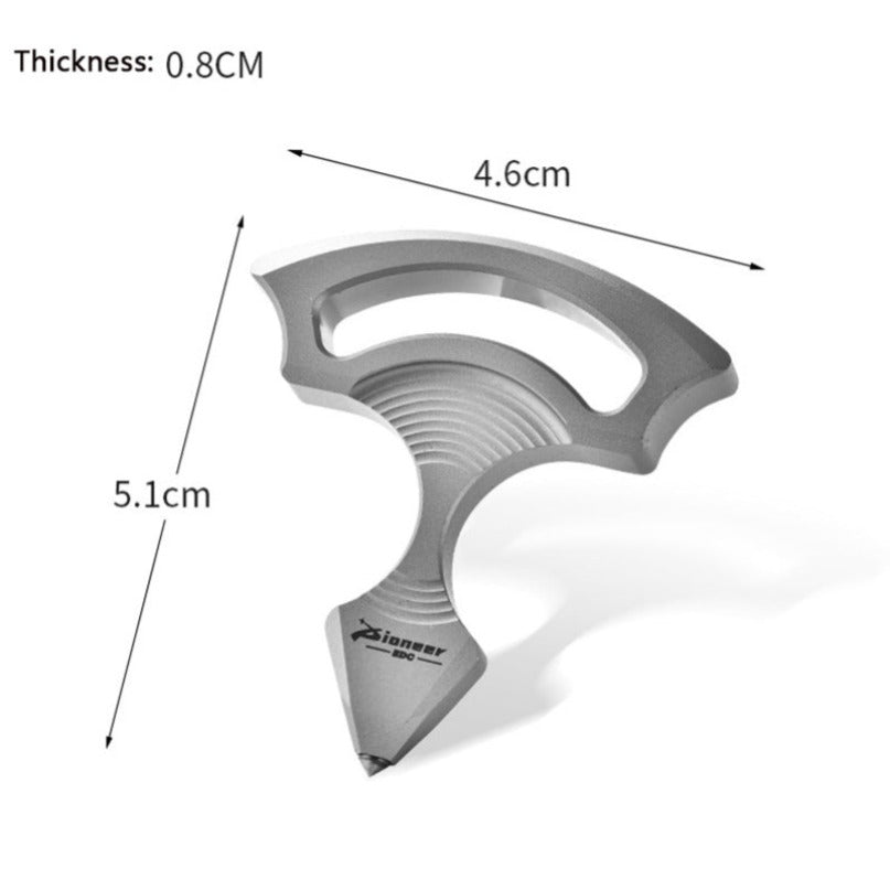 Titanium EDC Tool Pendant Titanium Alloy Tungsten Steel Outdoor Backpack