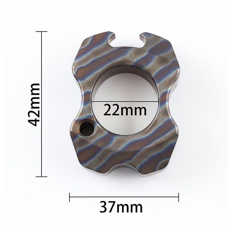 Titanium Mini Bottle Opener Portable Pendant Backpack Keychain
