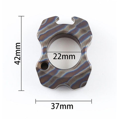 Titanium Mini Bottle Opener Portable Pendant Backpack Keychain