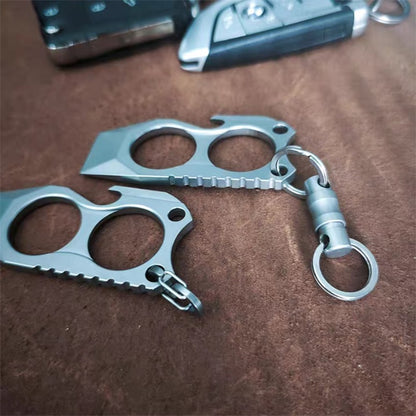 Mini Multifunctional Titanium Crowbar Bottle Opener EDC Tool