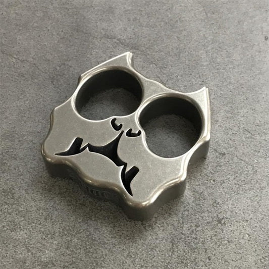 TC21 Titanium GODEDC Dog Head Two Hole Outdoor Tool