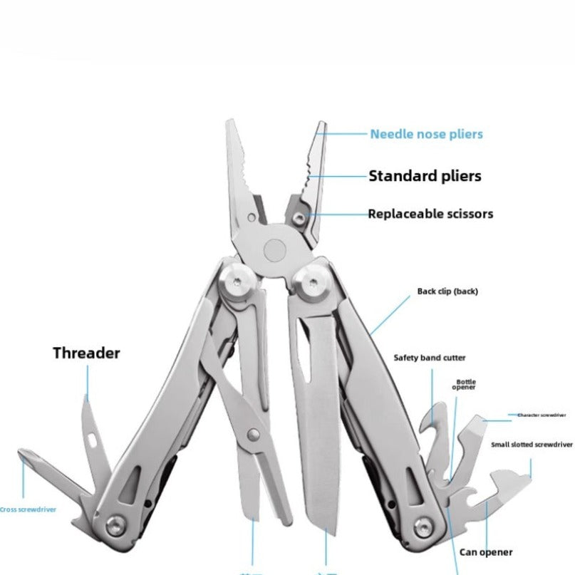 440 Multi EDC  Plier Forceps Mini Knives Scissor Bottle Opener