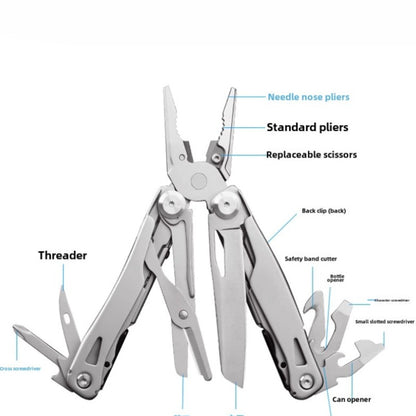 440 Multi EDC  Plier Forceps Mini Knives Scissor Bottle Opener
