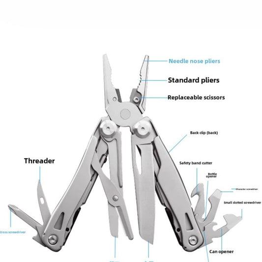 440 Multi EDC  Plier Forceps Mini Knives Scissor Bottle Opener
