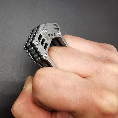 Portable Single Hole Steel Outdoor Carry EDC Tool