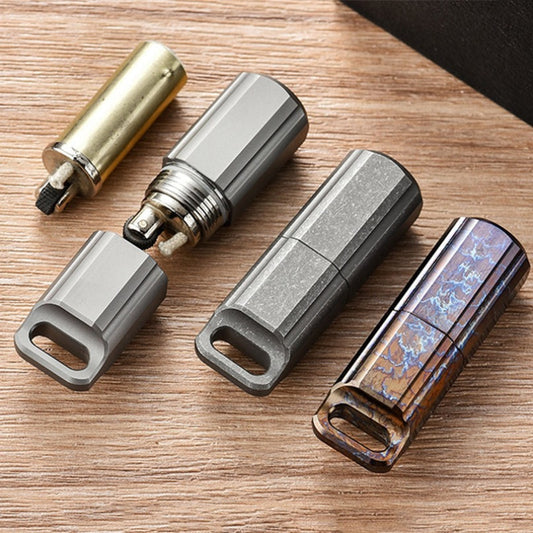 Titanium Sealed Waterproof Capsule Lighter