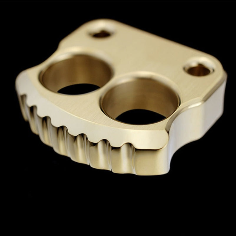 Brass Mini Two Holes EDC Portable Outdoor Tool