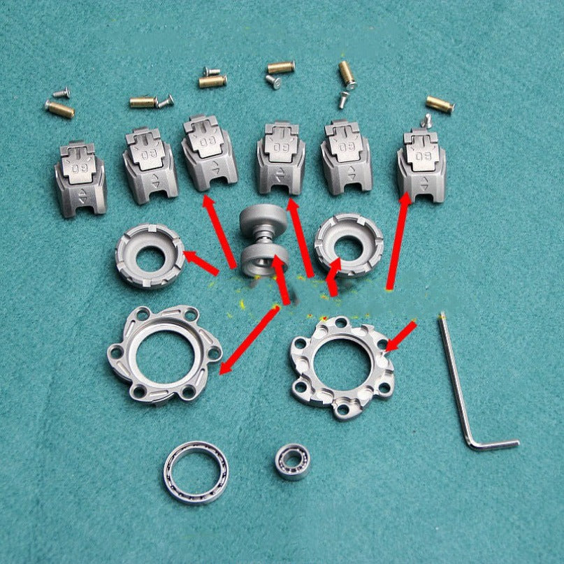 Mechanical Armor Fingertip Gyro Decompress Toys