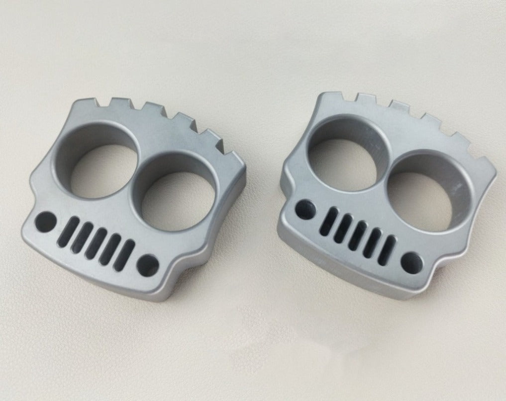 Stainless Steel Pocket Mini Thickened Two Finger Multifunctional EDC Tool