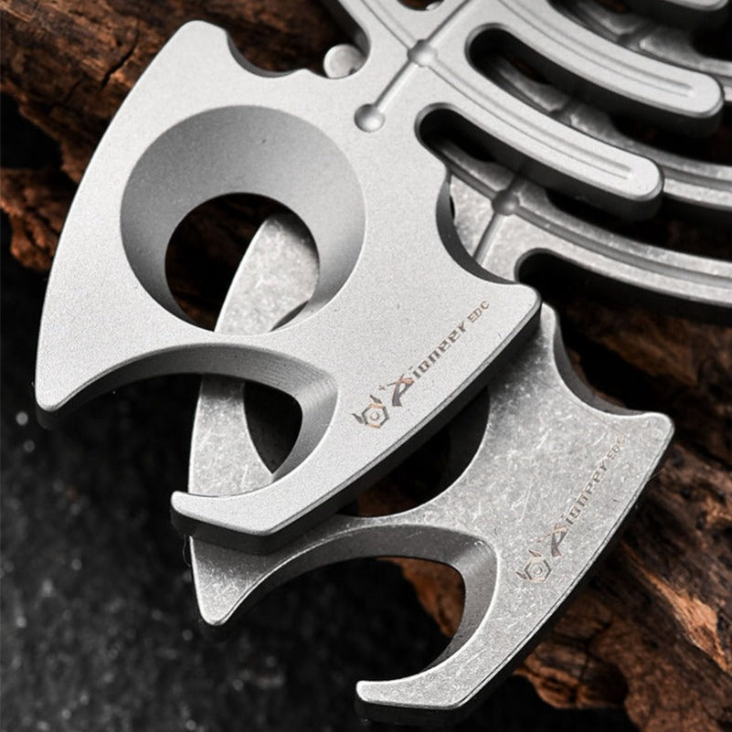 Bottle Opener Multifunctional Rope Hole Titanium EDC Tool Backpack