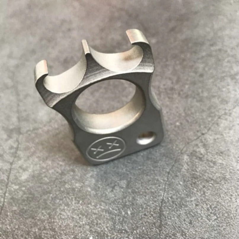 Flame Titanium Alloy One Finger EDC