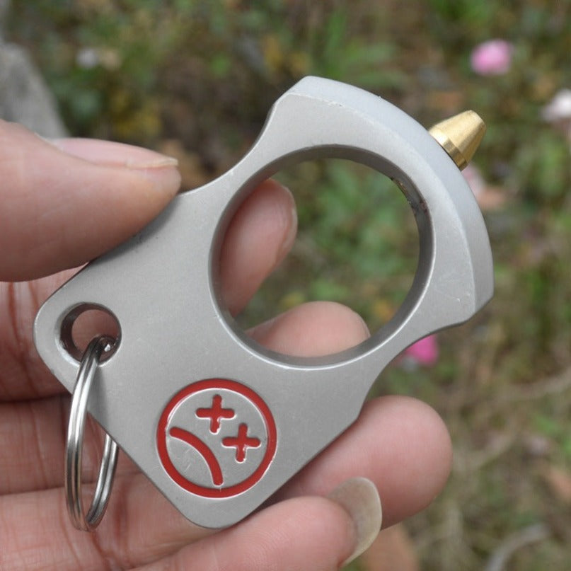 Zinc Alloy Single Hole EDC Outdoor Backpack Keychain Convenient Tool