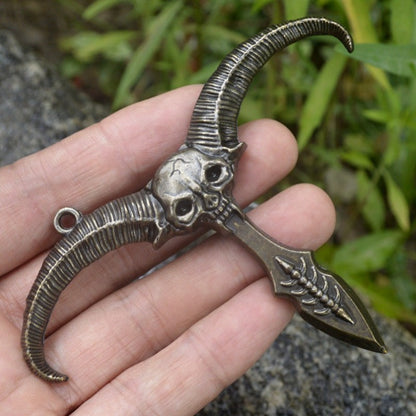 Zinc Alloy Outdoor Eagle and Sheep Shape Travel Keychain Tool
