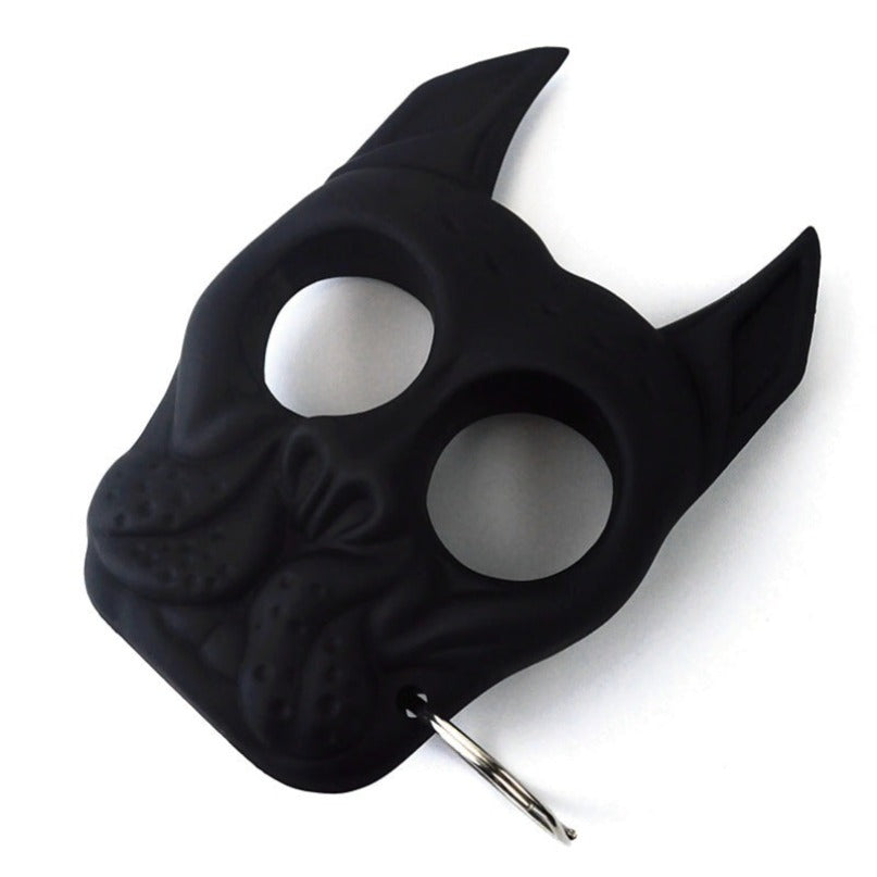 Non-Metallic Two Finger Dog Keychain Tool Creative