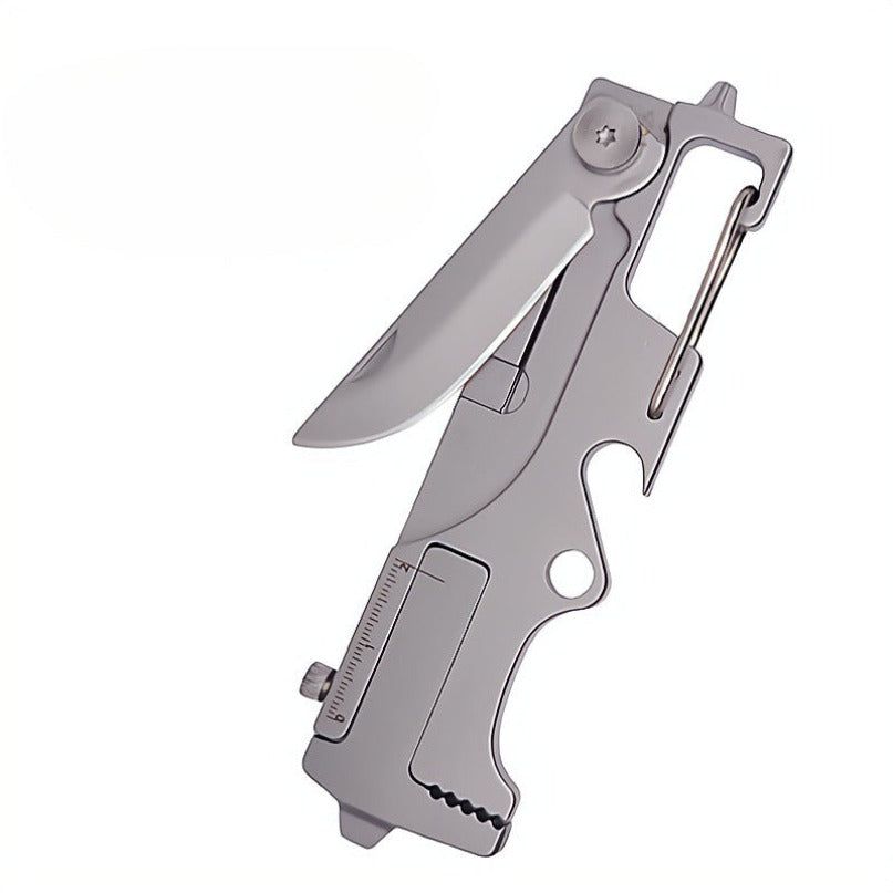 Multi Stainless Steel Keychain Mini Knife Opener Pendant EDC