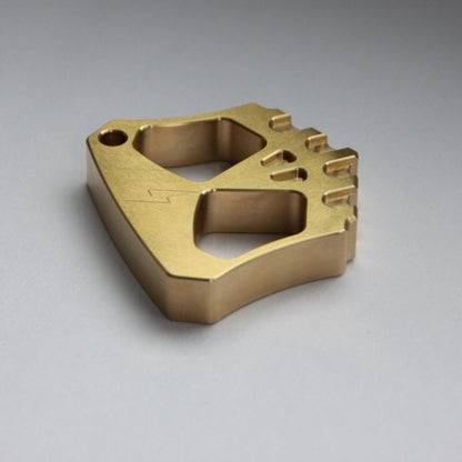 Brass Backpack Keychain Tool Creative Two Hole Brass Mini Outdoor