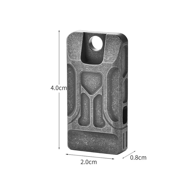 Mini High Decibel Titanium Whistle Double Barrel