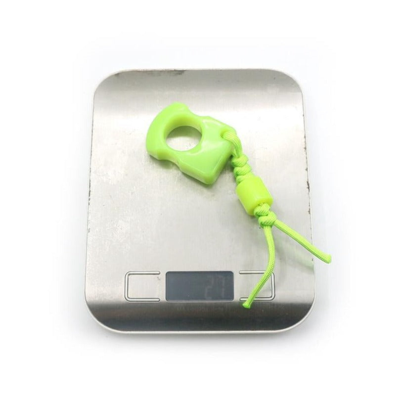 Non-Metallic Fluorescent Single Hole PA Plastic Portable EDC Outdoor Tool