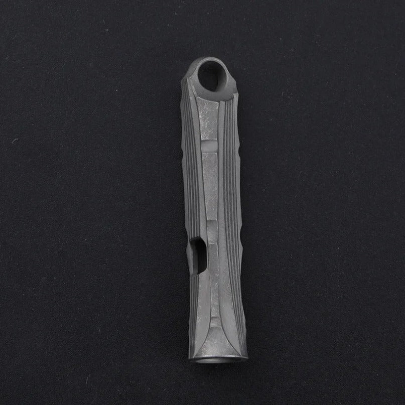 Titanium Alloy High Audio Single Tube Whistle Outdoor Survival