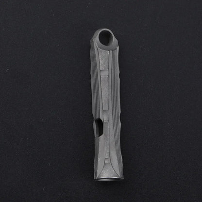 Titanium Alloy High Audio Single Tube Whistle Outdoor Survival