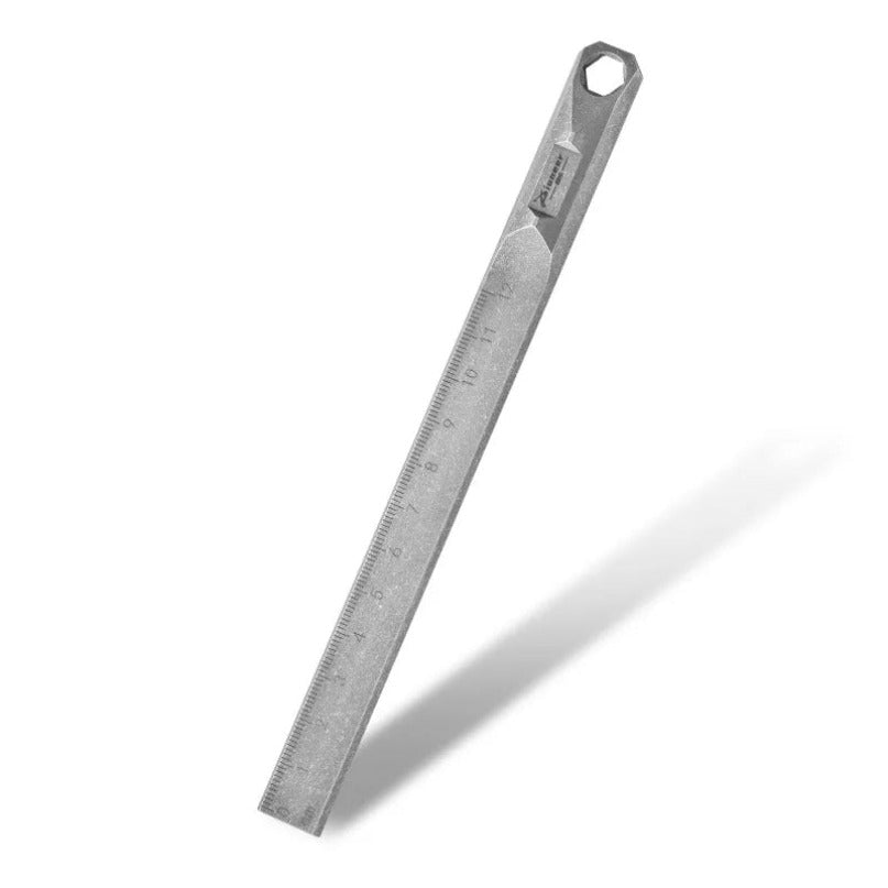 Straight Ruler Titanium Alloy Waist Hanging Crowbar EDC