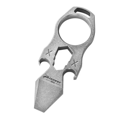 Titanium Alloy Safety Gear Crowbar Hexagonal Wrench Bottle Opener