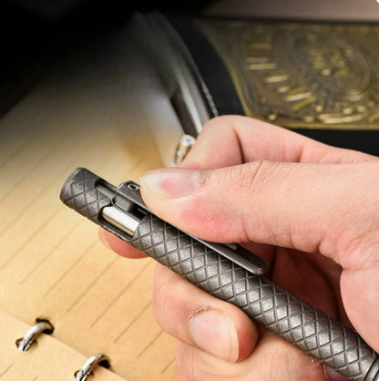 Titanium Lattice Slider Bolt ColorShift EDC Outdoor Pen