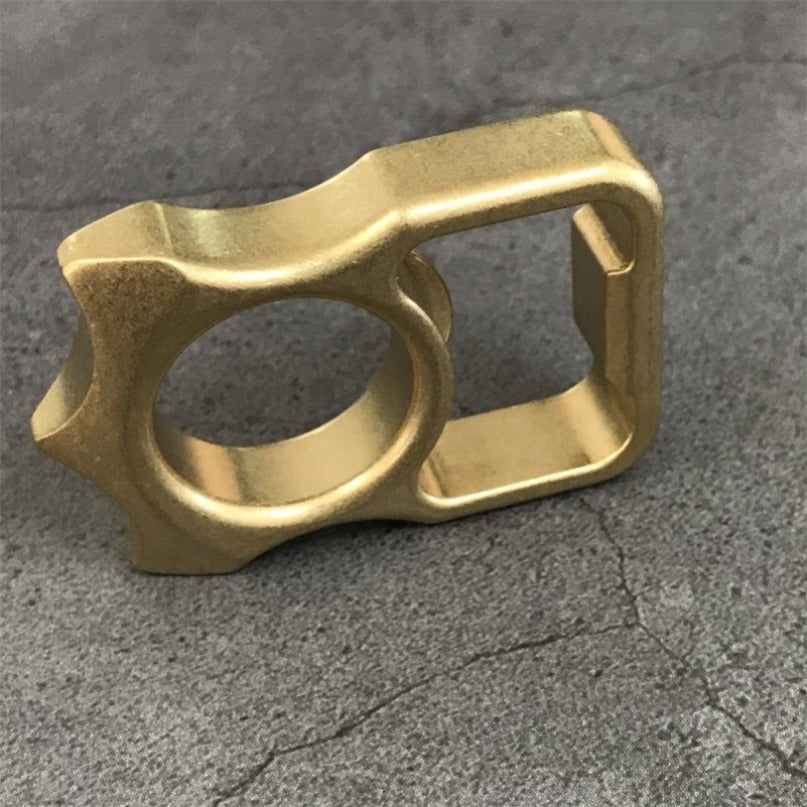 Brass Stonewashed Brass GOODEDC Bottle Opening EDC Keychain Tool