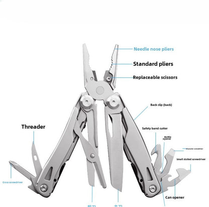 440 Multi EDC  Plier Forceps Mini Knives Scissor Bottle Opener