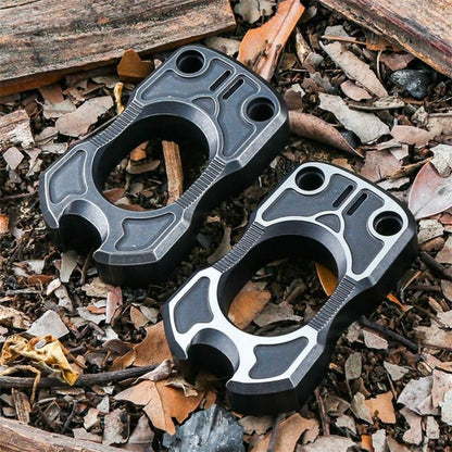 Titanium TC4 Titanium Single Finger Black Mini Bottle Outdoor EDC Tool