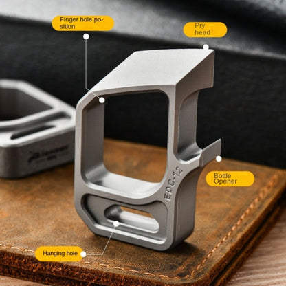 Titanium Multifunctional Pendant Bottle Opener Outdoor Tool