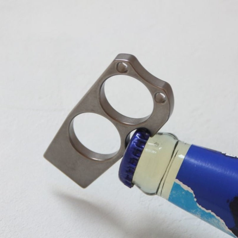 Titanium Keychain Mini Crowbar Titanium Bottle Opener EDC Backpack Tool
