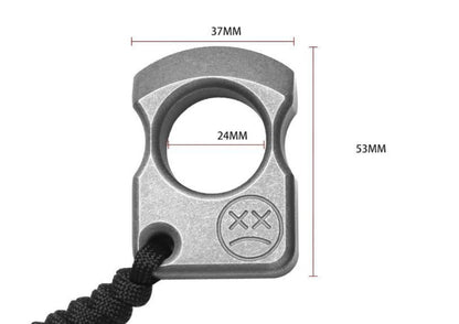 Titanium Pocket Various Styles Mini Titanium Multifunctional Outdoor Portable Ring