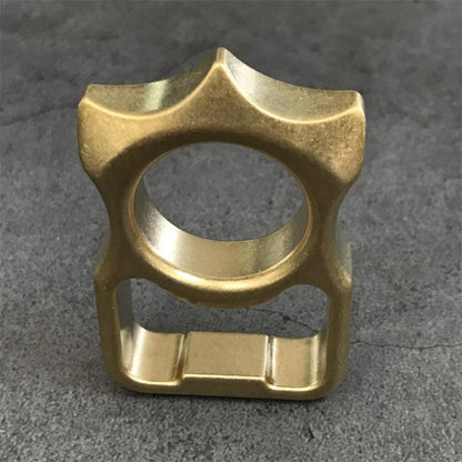 Brass Stonewashed Brass EDC Keychain Backpack Bottle Opener Tool