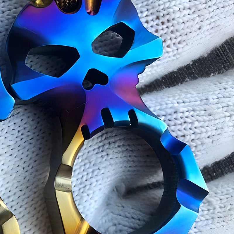 Skull Mini Titanium Safety Gear EDC Pendant