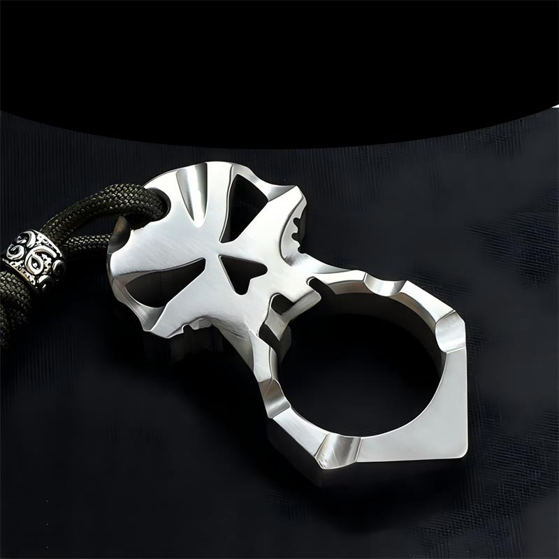 Skull Mini Titanium Safety Gear EDC Pendant