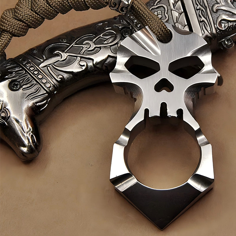 Skull Mini Titanium Safety Gear EDC Pendant