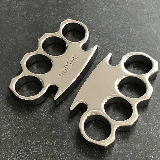 GODEDC Classic Solid Steel Mirror Polished Knuckle Duster