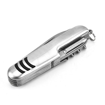 Multifunctional Folding Knife Bottle Opener Scissors Saw EDC