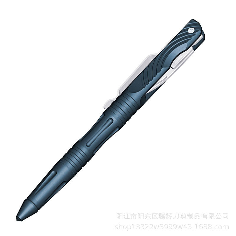 Aircraft-Grade Aluminum Tactical Pen with Glass Breaker & Concealed Blade - GODEDC018
