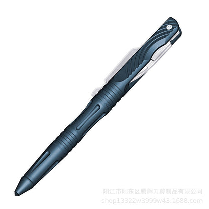 Aircraft-Grade Aluminum Tactical Pen with Glass Breaker & Concealed Blade - GODEDC018