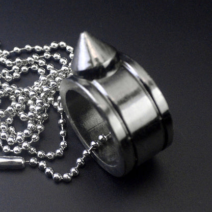 Zinc Alloy Pocket One Finger Ring Pendant EDC Tools