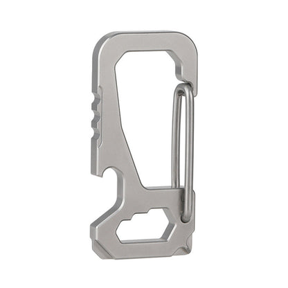 Multifunctional Titanium Alloy Bottle-opening Buckle