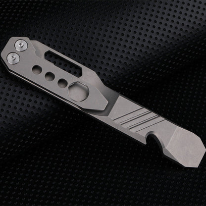 Titanium Alloy with Waist Clip Crowbar Open Bottle Wrench Tool