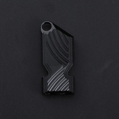 Aluminum Outdoor Alloy Dual Whistle  High Audio Wilderness for Help