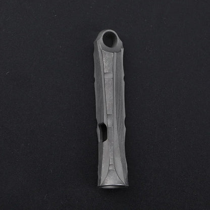 Titanium Alloy High Audio Single Tube Whistle Outdoor Survival