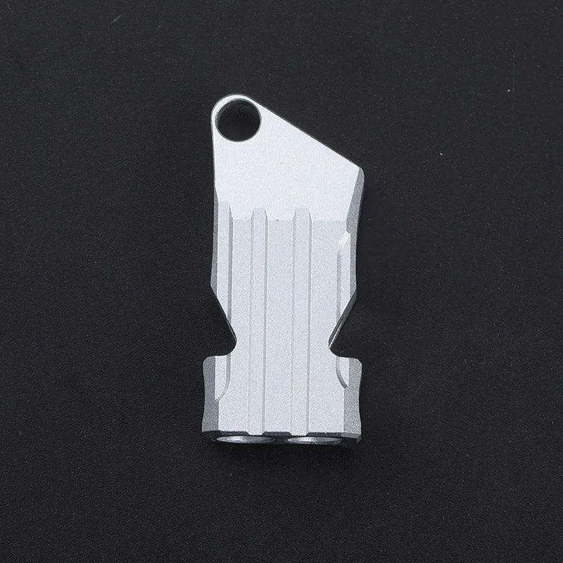 Aluminum Outdoor Alloy Dual Whistle  High Audio Wilderness for Help