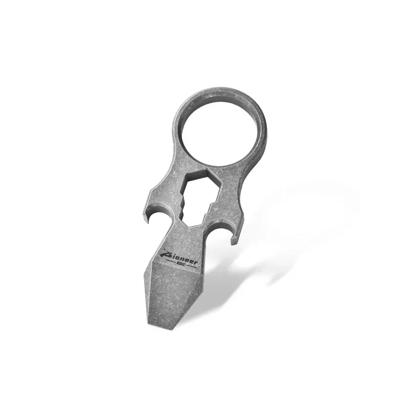 Titanium Alloy Safety Gear Crowbar Hexagonal Wrench Bottle Opener
