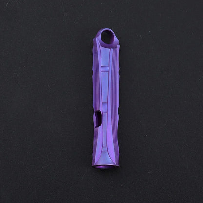 Titanium Alloy High Audio Single Tube Whistle Outdoor Survival