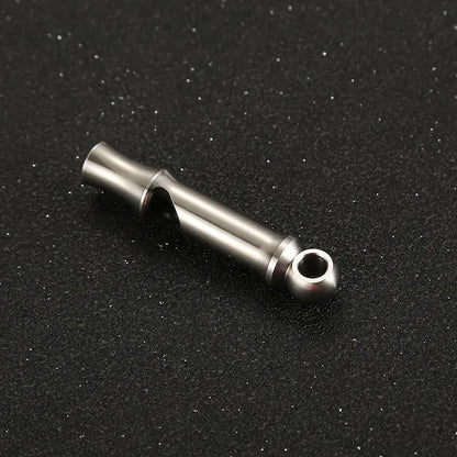 Titanium Single Tube Whistle High Decibel Outdoor Survival EDC
